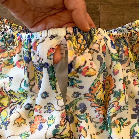 Philosophy Printed Off-shoulder Blouse - Picture 3 of 7